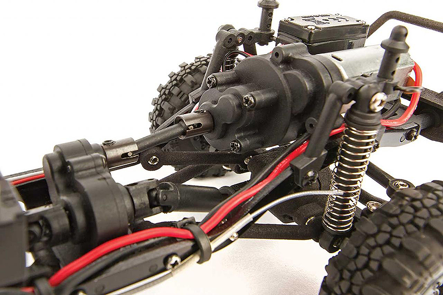 Front mounted motor