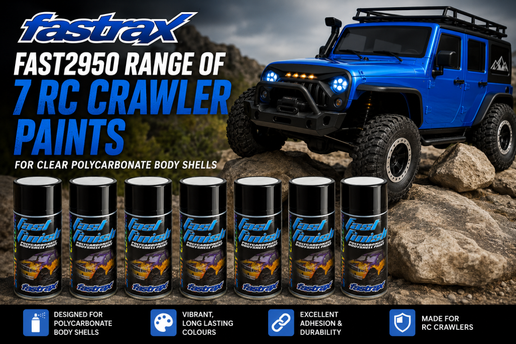 Fastrax Fast2950 Rc Crawler Spray paints